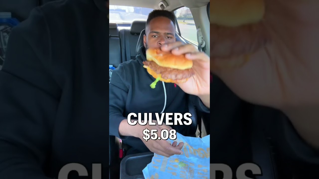 Five Guys VS Culver&rsquo;s VS Shake Shack (Food Battle) #fyp #entertainment #shorts #fastfood #foodreview