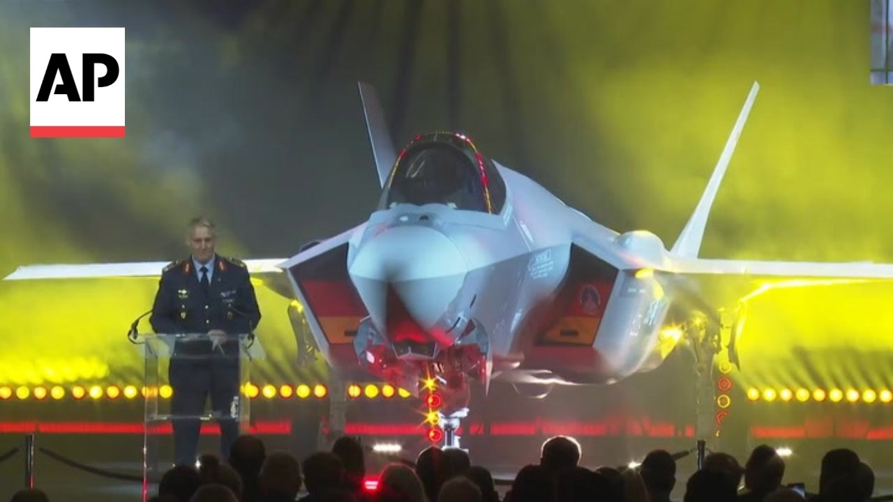 Germany's first F-35 jet unveiled in Fort Worth, Texas