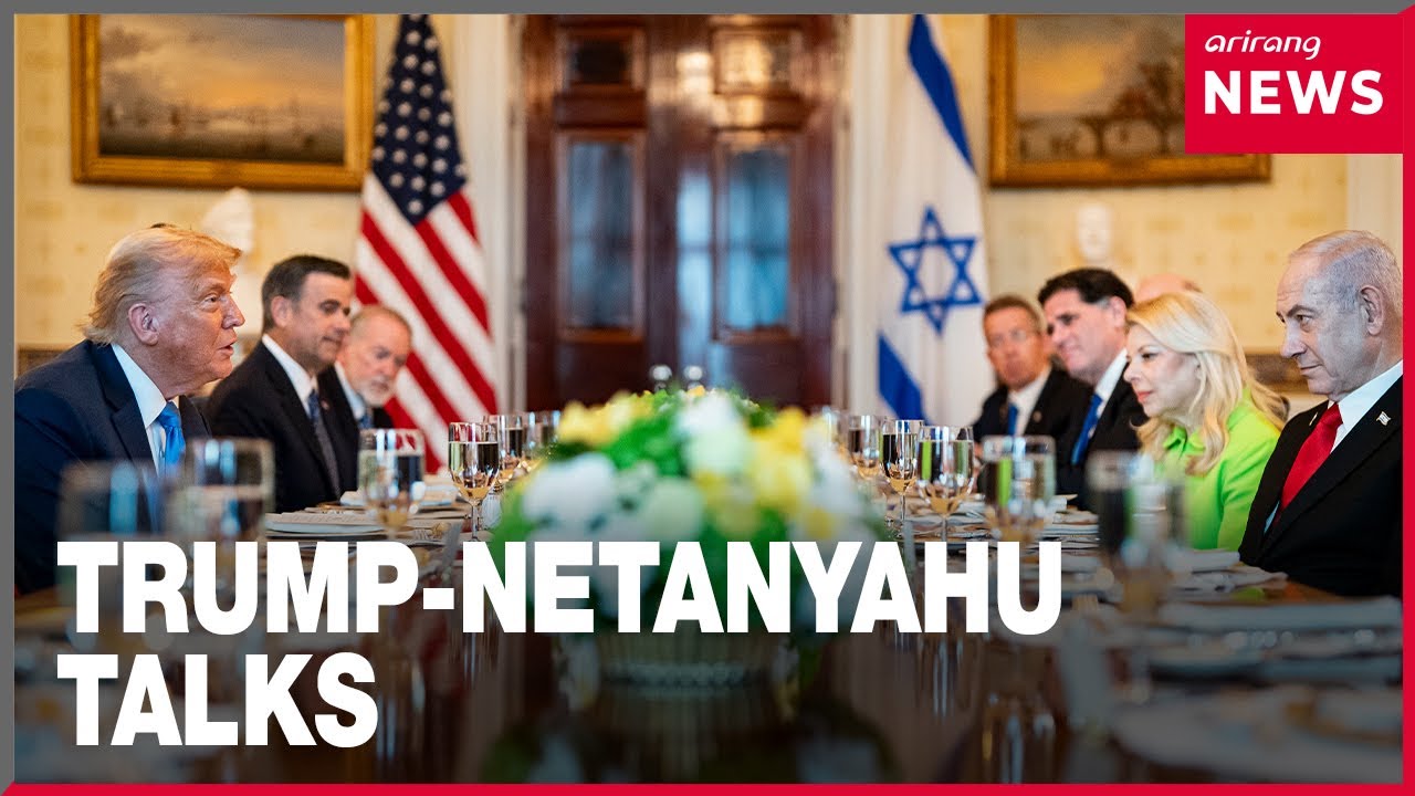 U.S. President Trump, Israeli Prime Minister Netanyahu meet in Washington D.C.