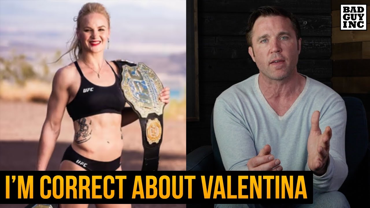 I’m correct about Valentina Shevchenko…