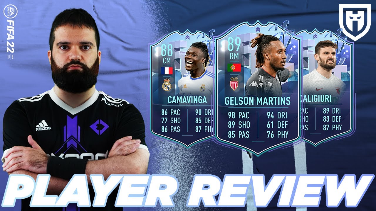 CALIGIURI 89, GELSON MARTINS 89, AND CAMAVINGA 88 FUT FANTASY /// FIFA 22 PLAYERS REVIEW