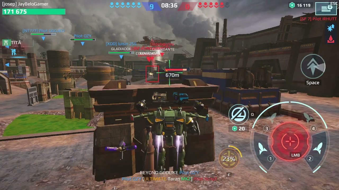 Mapa FACTORY - War Robots 