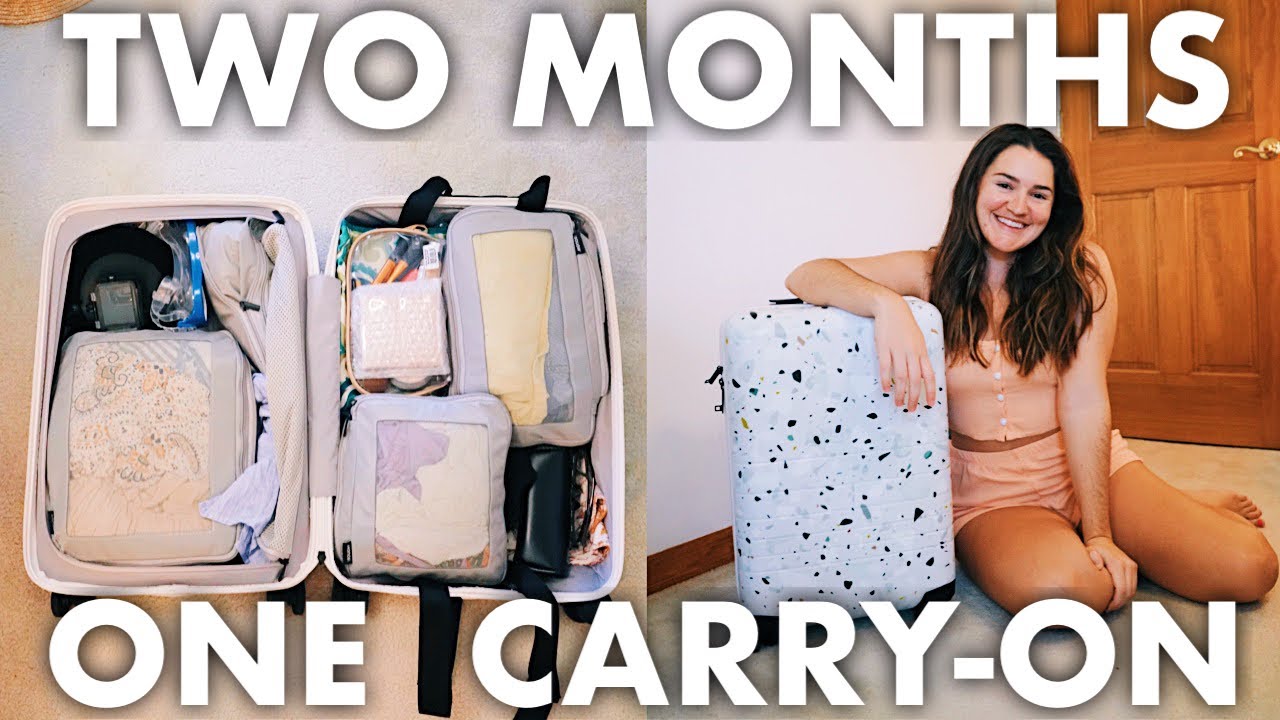 86 OUTFITS IN A CARRY ON!!! (Travel Hacks + Tips) Packing for GREECE & ITALY 2021