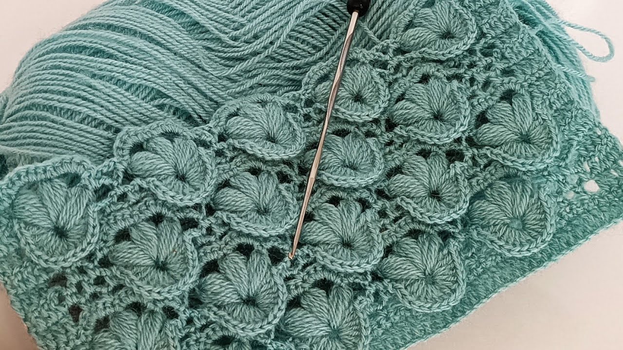 Самый популярный узор крючком этой осени! Для кардиганов и шарфов