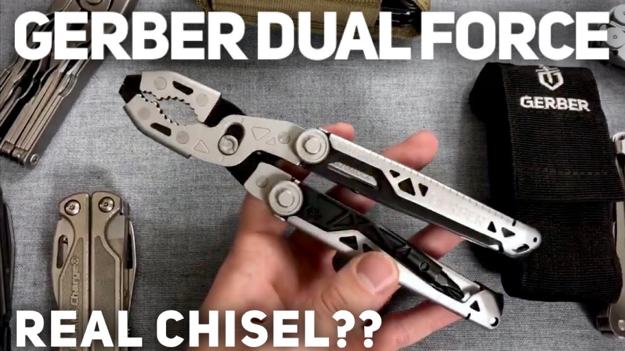 Мультитул Gerber Dual Force: первые впечатления + немного тестирования! Зубило действительно рабо...