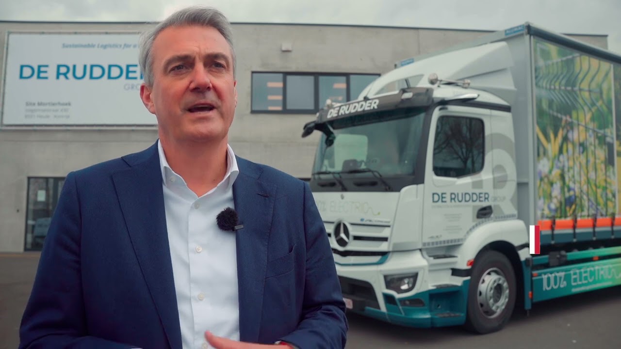 100ste opbouw voor Group De Rudder: primeur met eerste elektrische truck