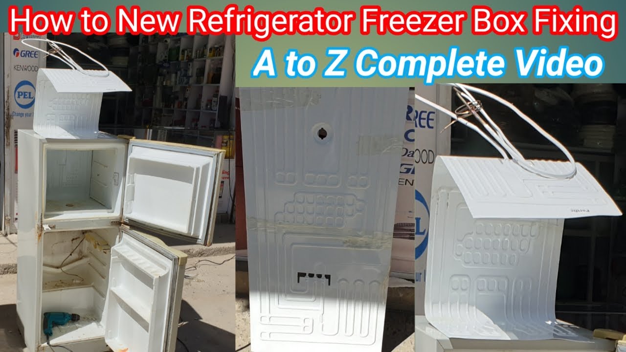 How to fixing refrigerator new Evaporator plate | Refrigerator Replace freezer plate in Urdu/Hindi