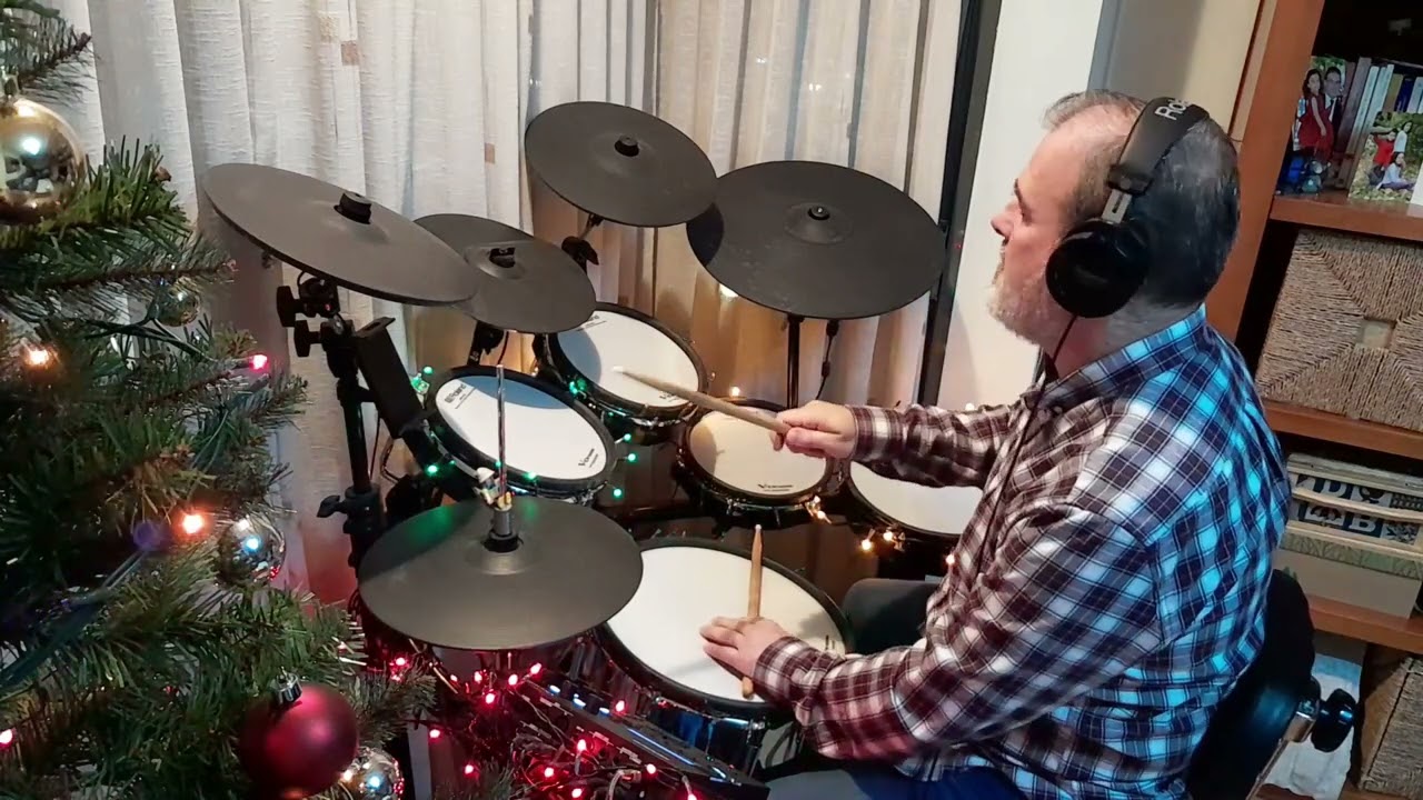 Alan Jackson - Let it be Christmas - drum cover Moisés García