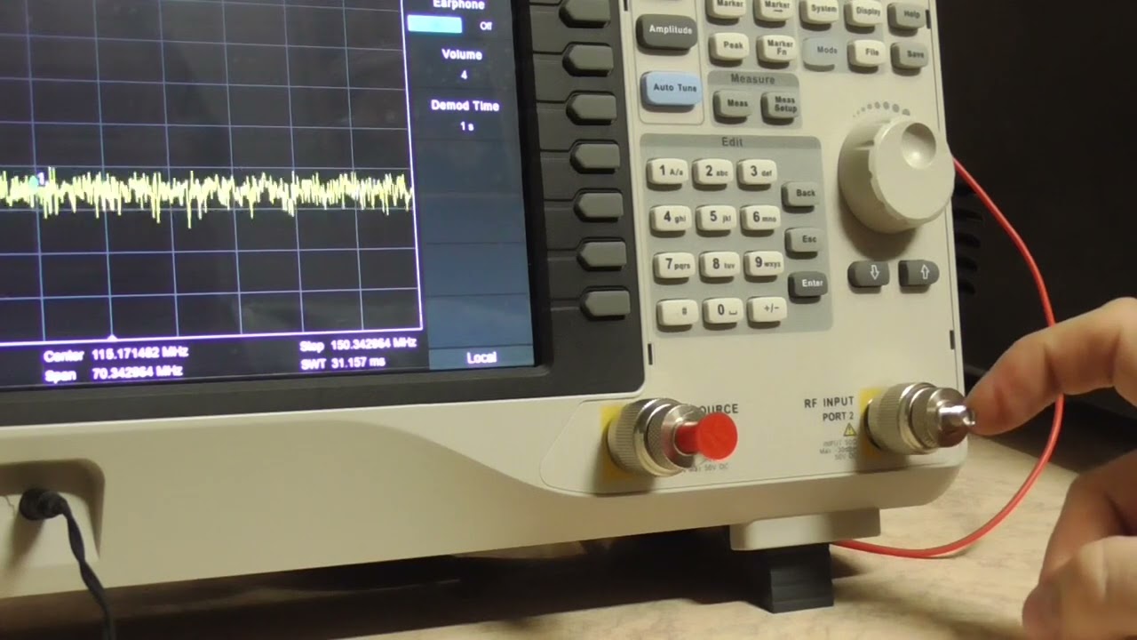 Analizator widma SVA1032X  jako odbiornik radiowy cz.1
