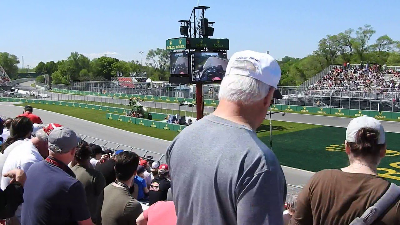 View from Grandstand 24 at the Canadian Grand Prix