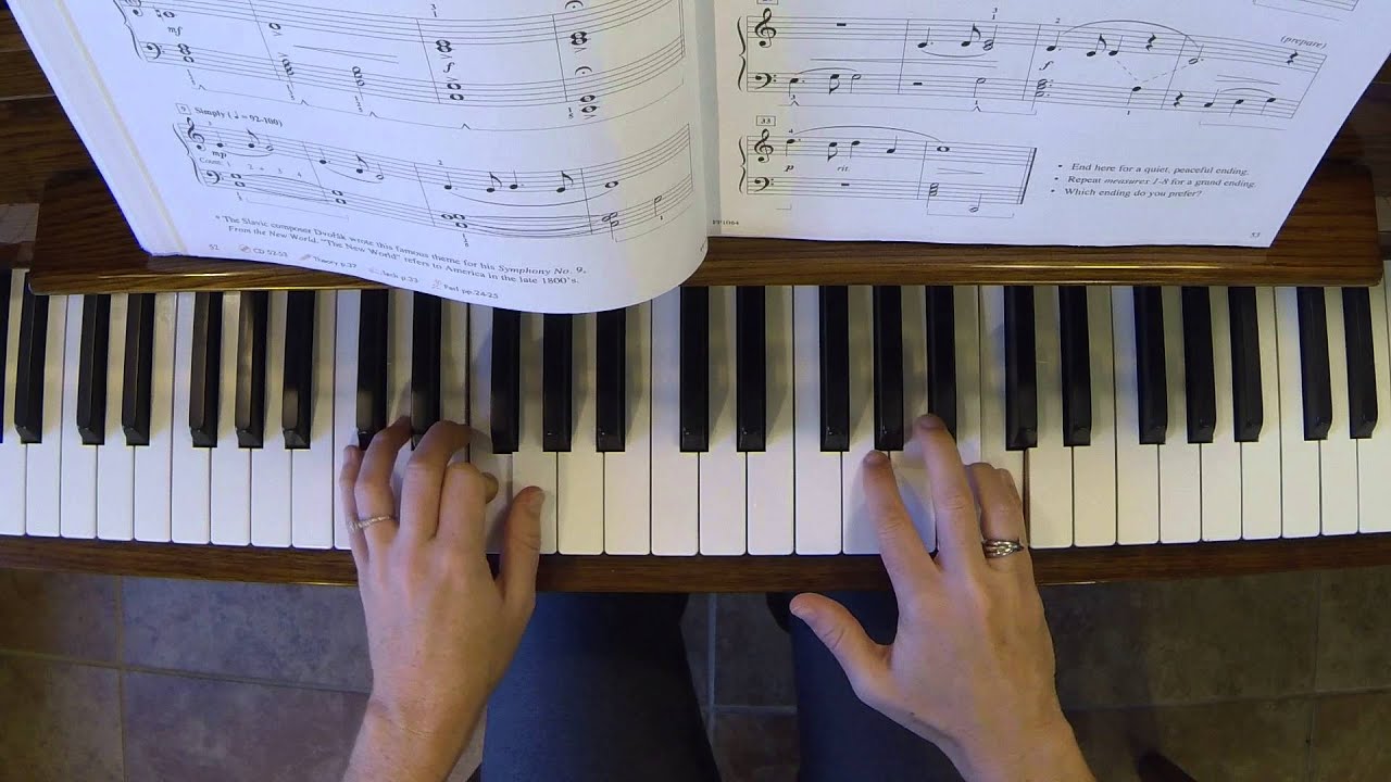 New World Symphony-  Piano Adventures/2B/Lesson Book