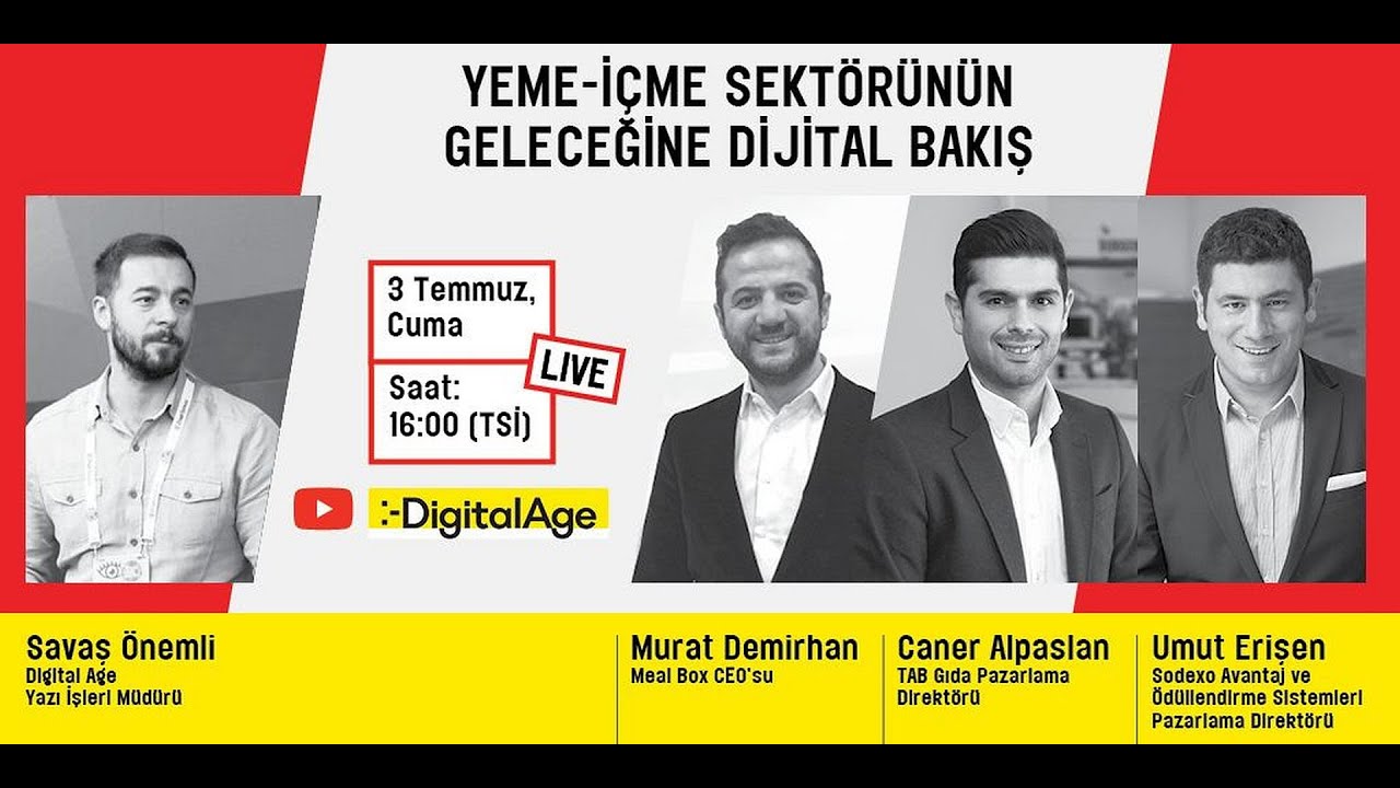 Yeme-içme sektörünün geleceğine dijital bakış