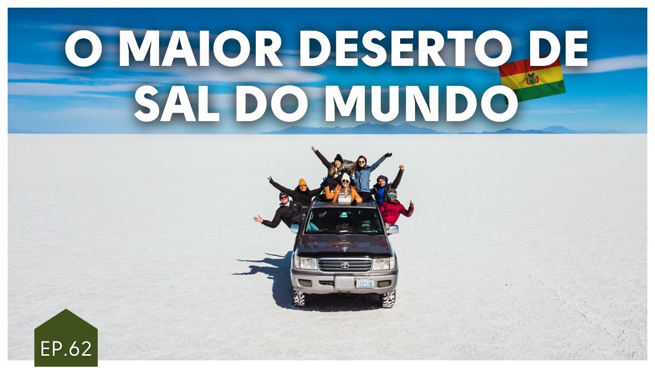 Salar de Uyuni: O MAIOR DESERTO DE SAL DO MUNDO | Conhecemos um cemitério de trens na Bolívia