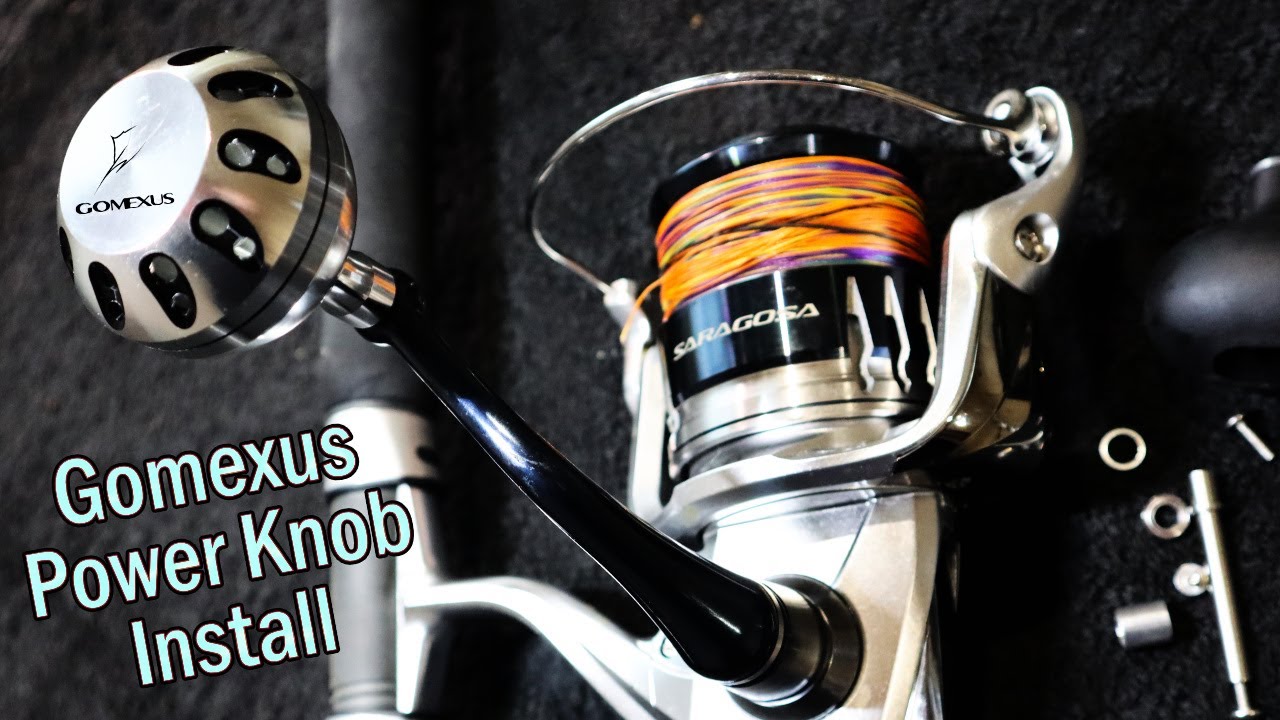 Gomexus Power Knob Installation for Shimano Saragosa Reels