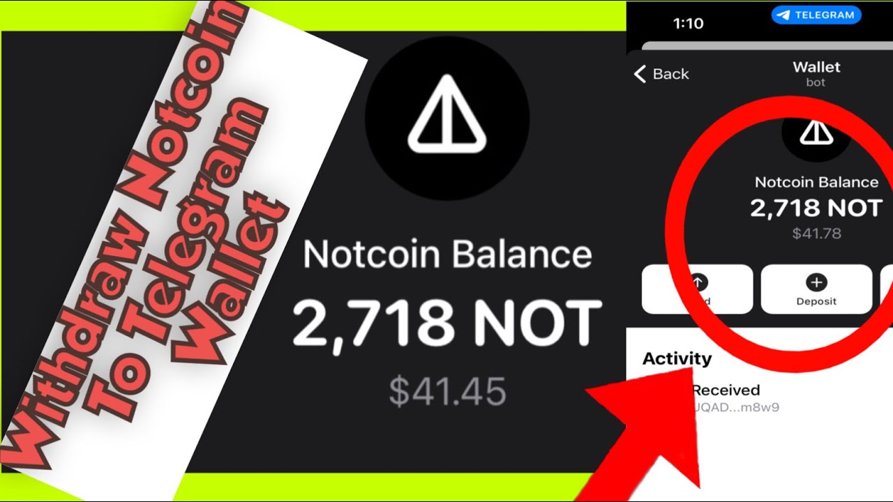 How To Withdraw Notcoin To Telegram Wallet/Step by step send Notcoin to Telegram wallet!