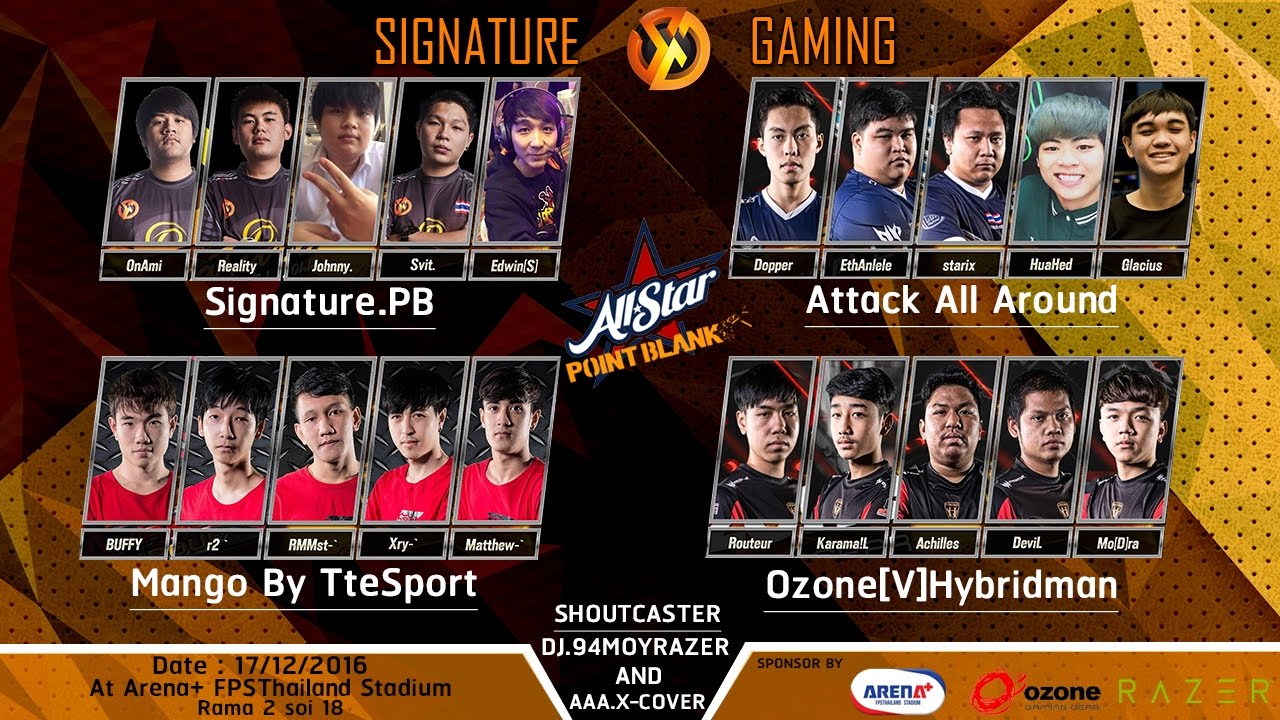 POINTBLANK ALL STAR BATTLE [OFFLINE] 17 / 12 / 2559