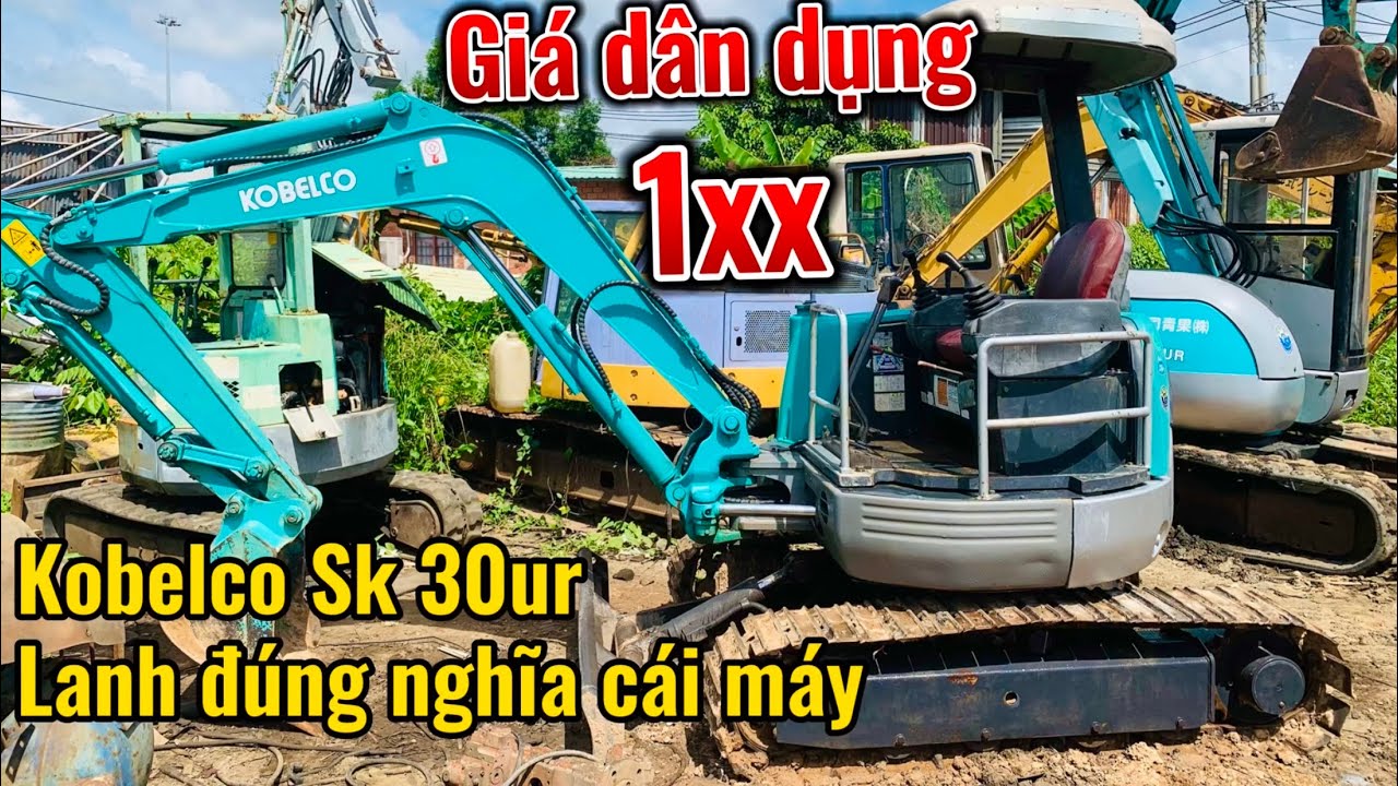 Kobelco Sk 30 UR hoạt động lanh như tép. Giá ( đã bán)