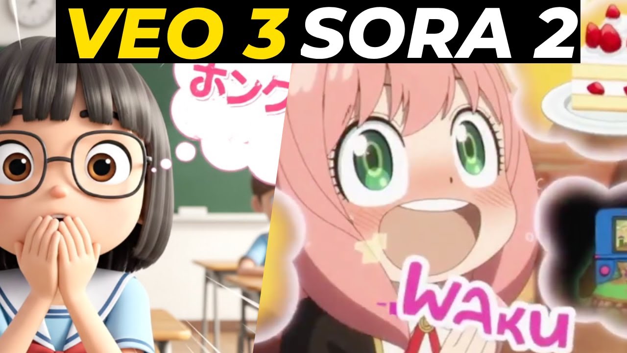 Sora 2 против VEO 3 — с полными подсказками!