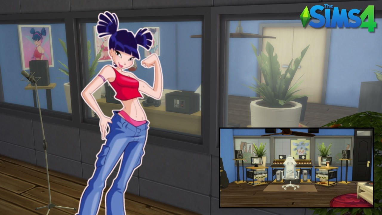 Winx Inspired Rooms | Ep 2 Musa | The Sims 4