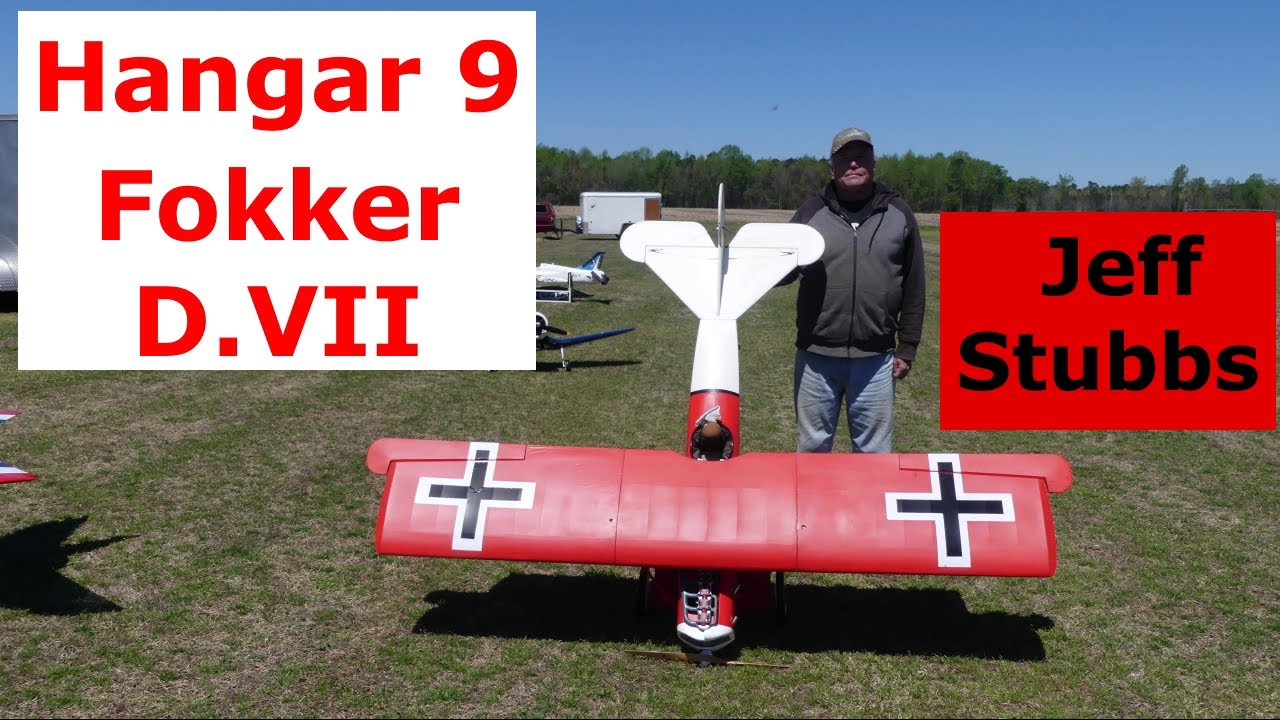 Hangar-9 Fokker D7 NGH 60 Twin at KAM Spring Fly-In 2023
