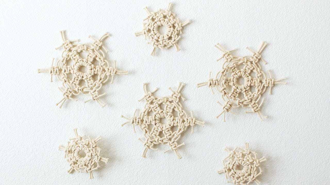 Day 3 | DIY Macramé Snowflakes