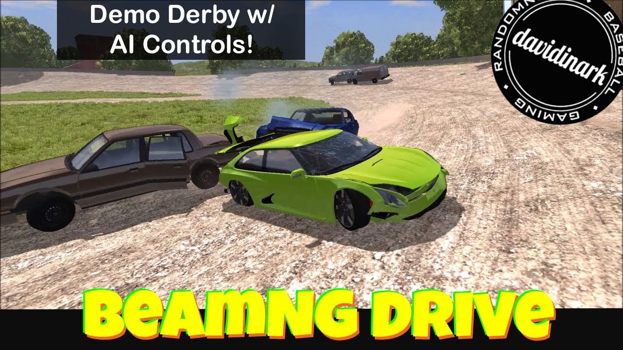 DEMO DERBY USING AI CONTROLS (w/ Tutorial) - BeamNG Drive Suggestion: Jack Leonard