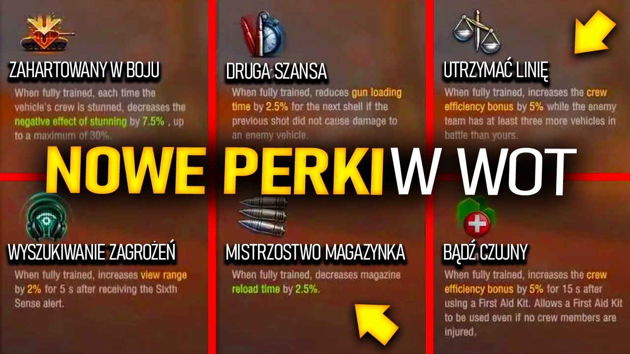 CZY TE NOWE PERKI ODMIENIĄ World of Tanks?