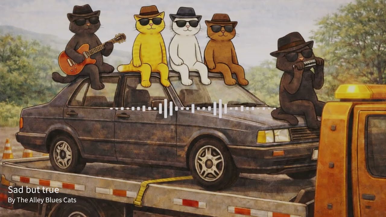 sad but true | Relaxing & FOCUS blues music for WORK & STUDY by The Alley Blues Cats