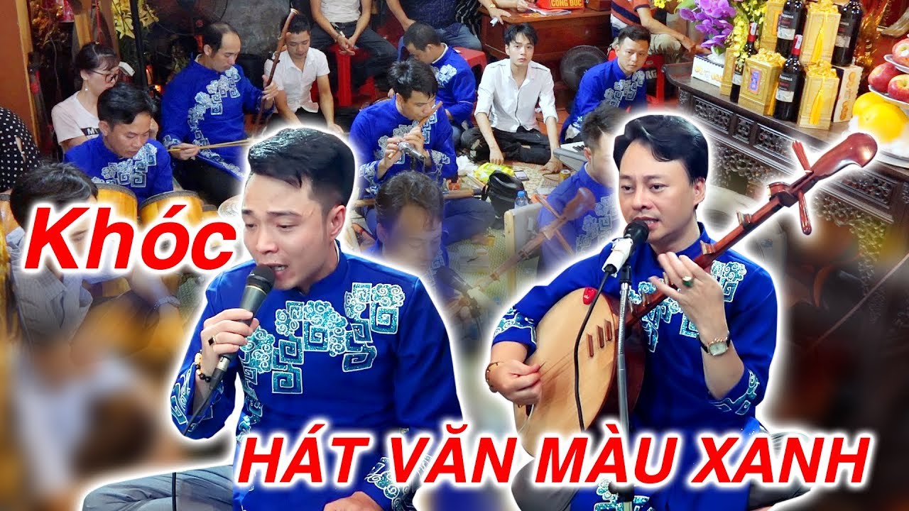 Về đền QUAN TUẦN TRANH mặc áo màu xanh hát văn KHÓC; Thanh Long, Hoài Thanh chưa từng có