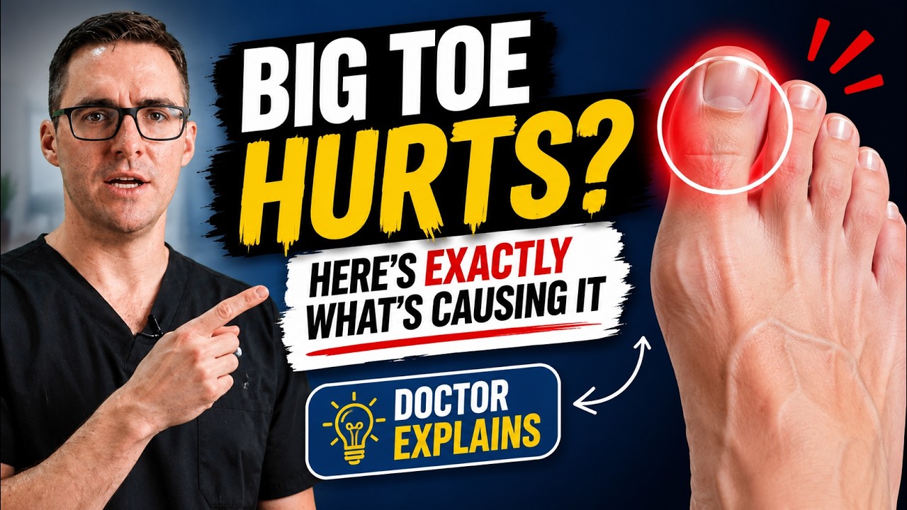#1 Big Toe Joint Pain Cure [Arthritis? Sesamoiditis? Turf Toe? Gout?]