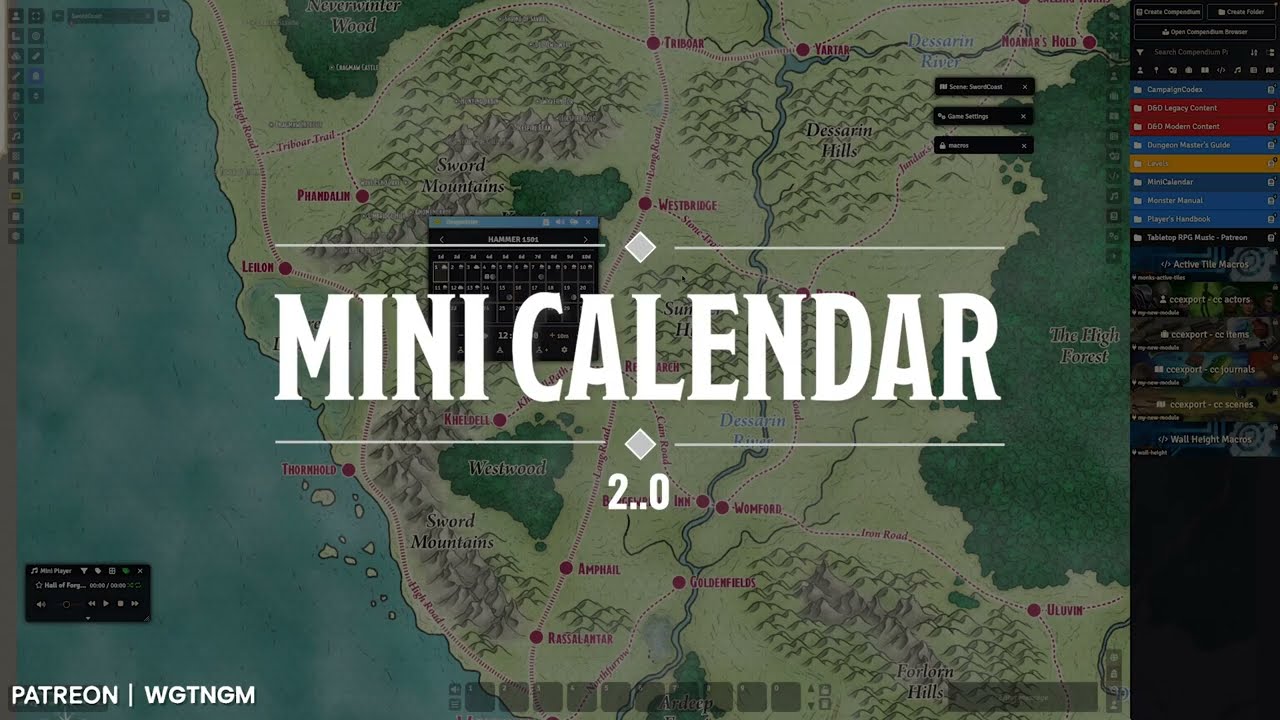 Mini Calendar 2.0 - Weather