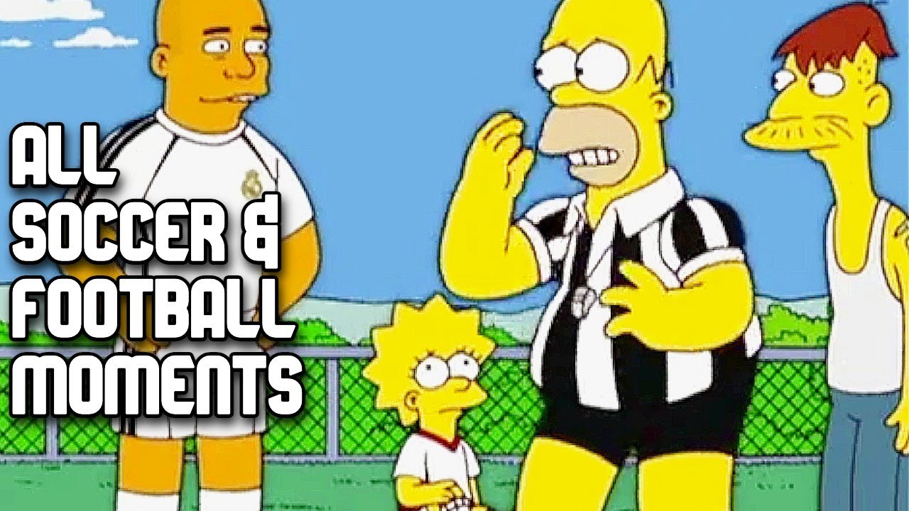 All Football / Soccer jokes on the Simpsons (2021)