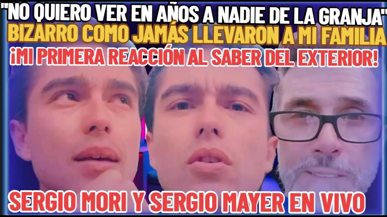 SERGIO MAYER MORI Y PAPÁ ROMPEN EL SILENCIO. ″QUE PRODUCCIÓN ME HAYA PROHIBIDO VER FAMILIARES ES...‶