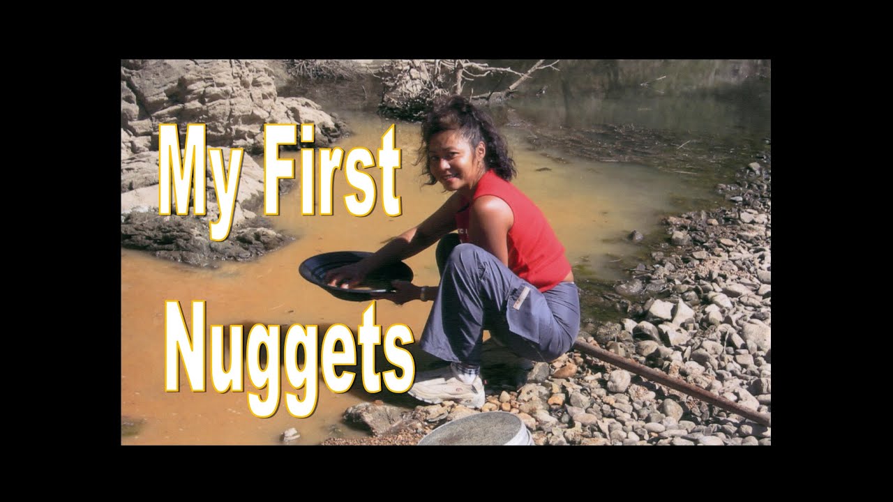 GOLD Prospecting - My First Time Panning for Gold | Liz Kreate