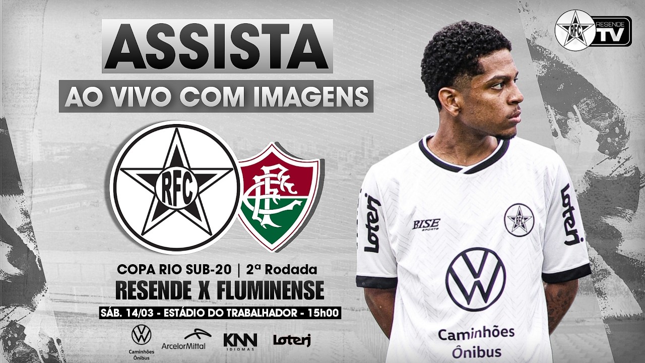 Resende x Fluminense | Ao vivo e com imagens | 2ª rodada Copa Rio Sub-20