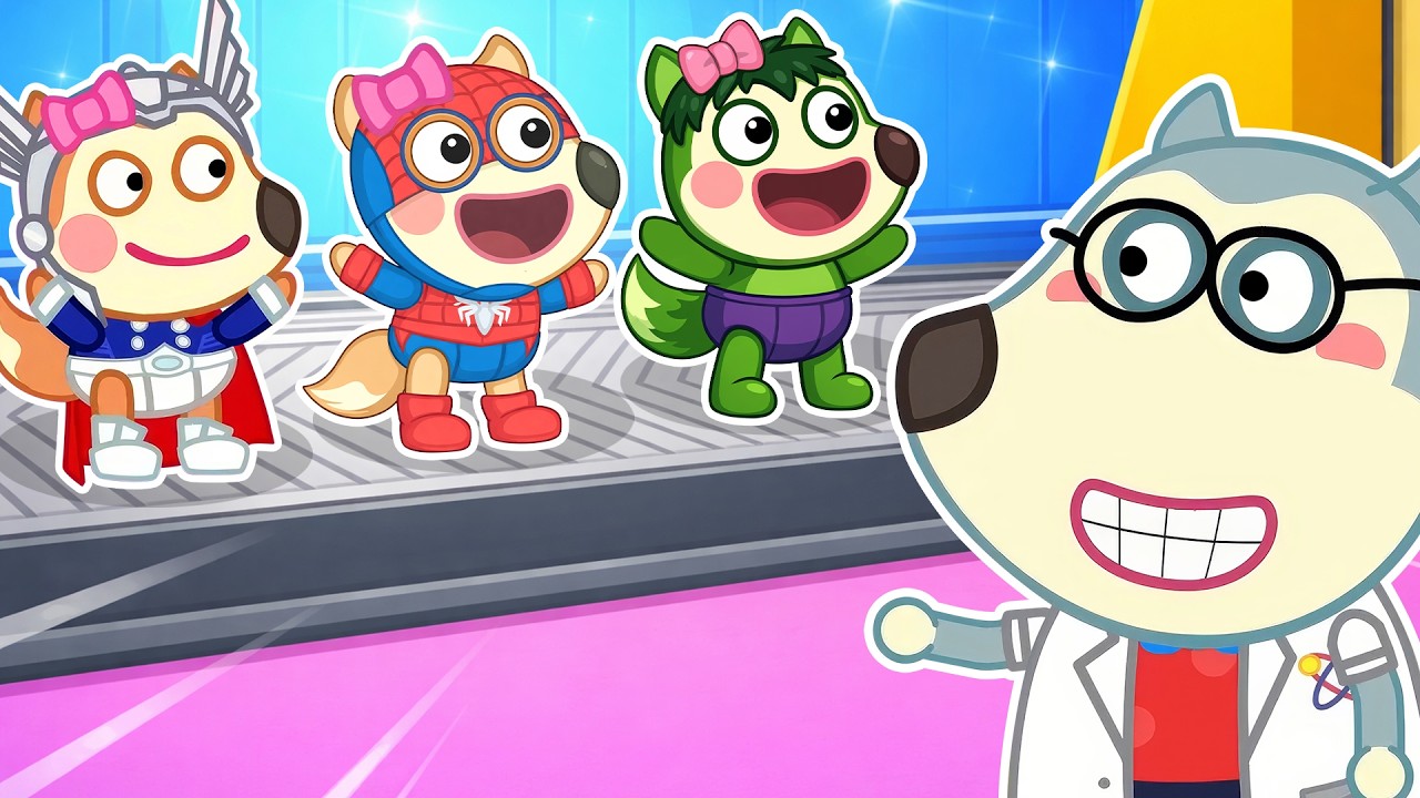 Máquina para crear superhéroes 🦸‍♂️⚡ JENY Superhéroe ✨ Cuentos para Niños de Wolfoo en Español