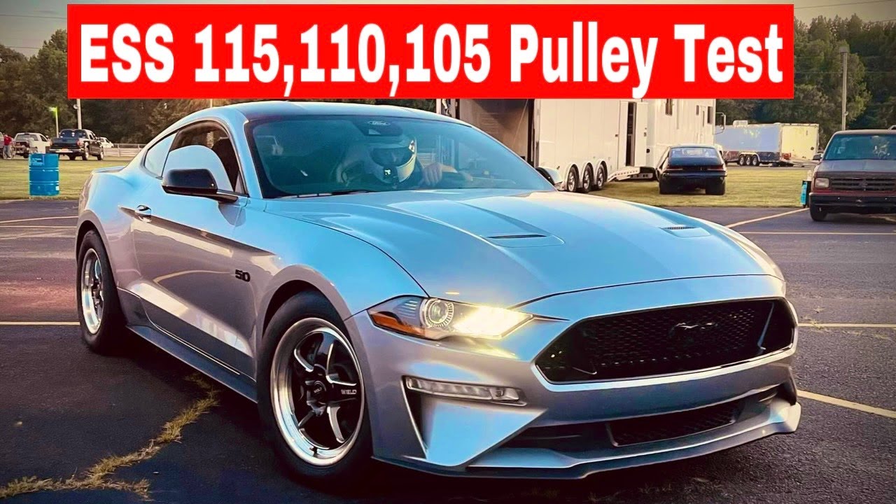 We Test 3 Pulleys on the ESS G3X in one night on our 22 Mustang GT!