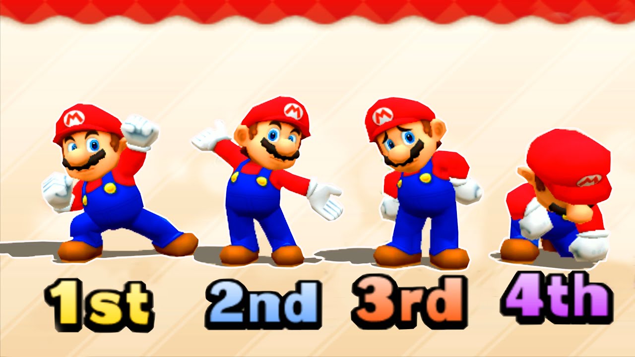 Mario Party The Top 100 Minigame - Mario Vs Luigi Vs Yoshi Vs Rosalina (Master Difficulty)
