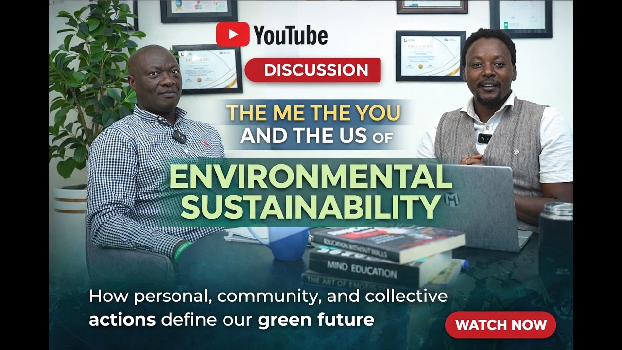 The ME the YOU and the US of Environemtal Sustainability | Mr. David Sempala | Gardner RH PhD
