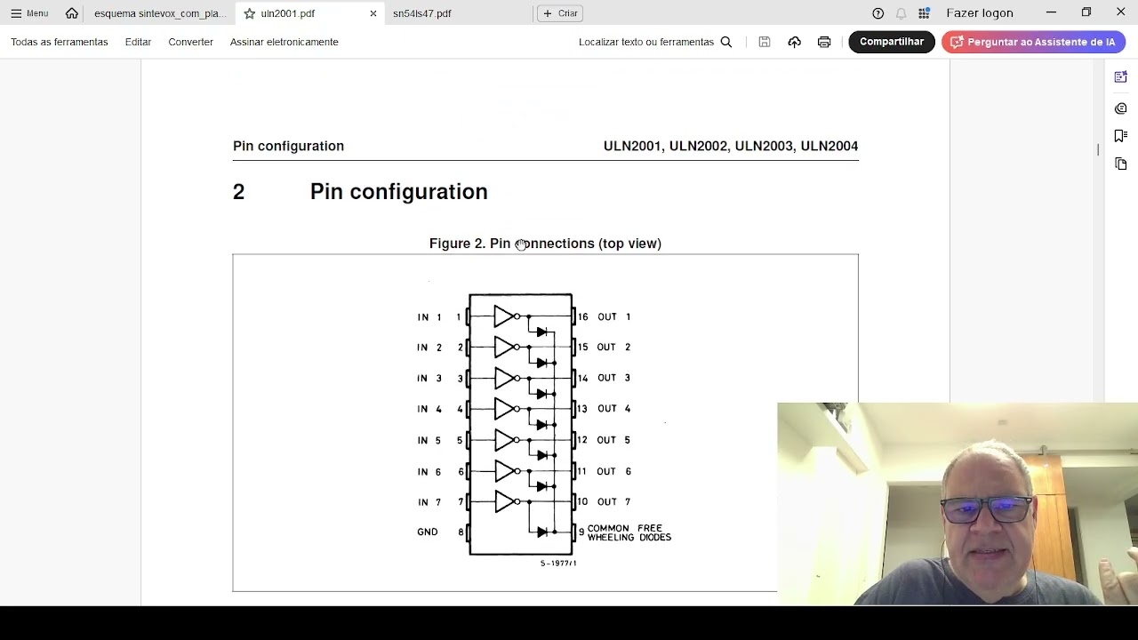 Aviso de erro no esquema da LTD System 3