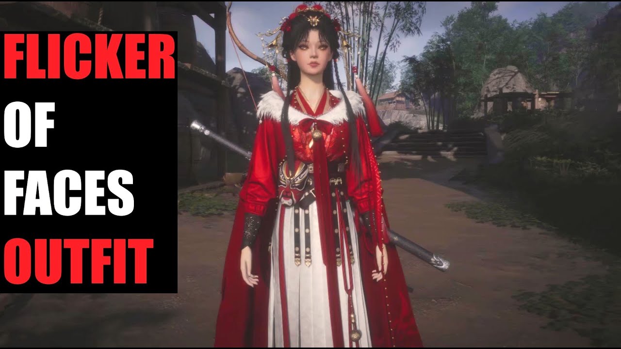 FLICKER OF FACES Outfit is Amazing in WHERE WINDS MEET ! I Spent 14 Bucks ?? Showcase ( Female )