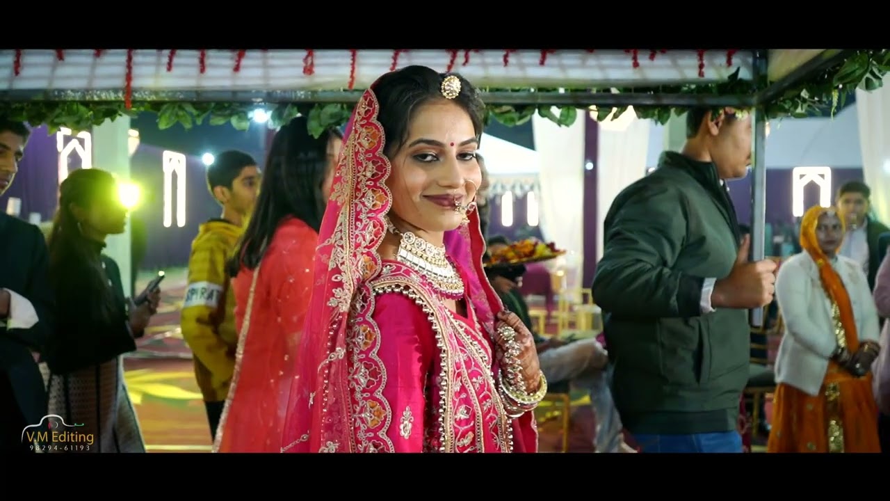 Karan Sharma & Vanshika Sharma #Wedding Video Highlight's #hanumangarh #V.M Editing & Photography