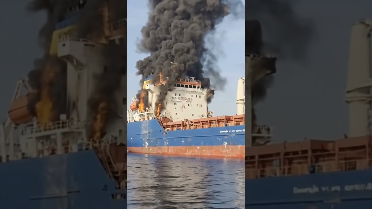 iran strikes | palau 🇵🇼 flagged oil tanker ship hit by Iranian missiles in strait of Hormuz