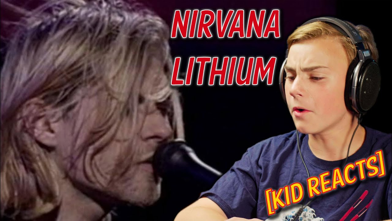Nirvana - Lithium [Gen Alpha Kid Reacts] Nevermind #musicreaction #nirvana