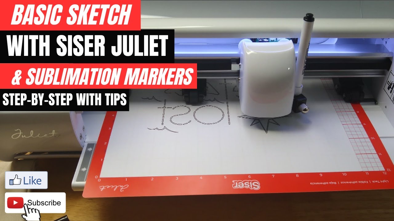 Beginner's Guide to Setting up a Basic Sketch with Siser Juliet & Romeo Markers!