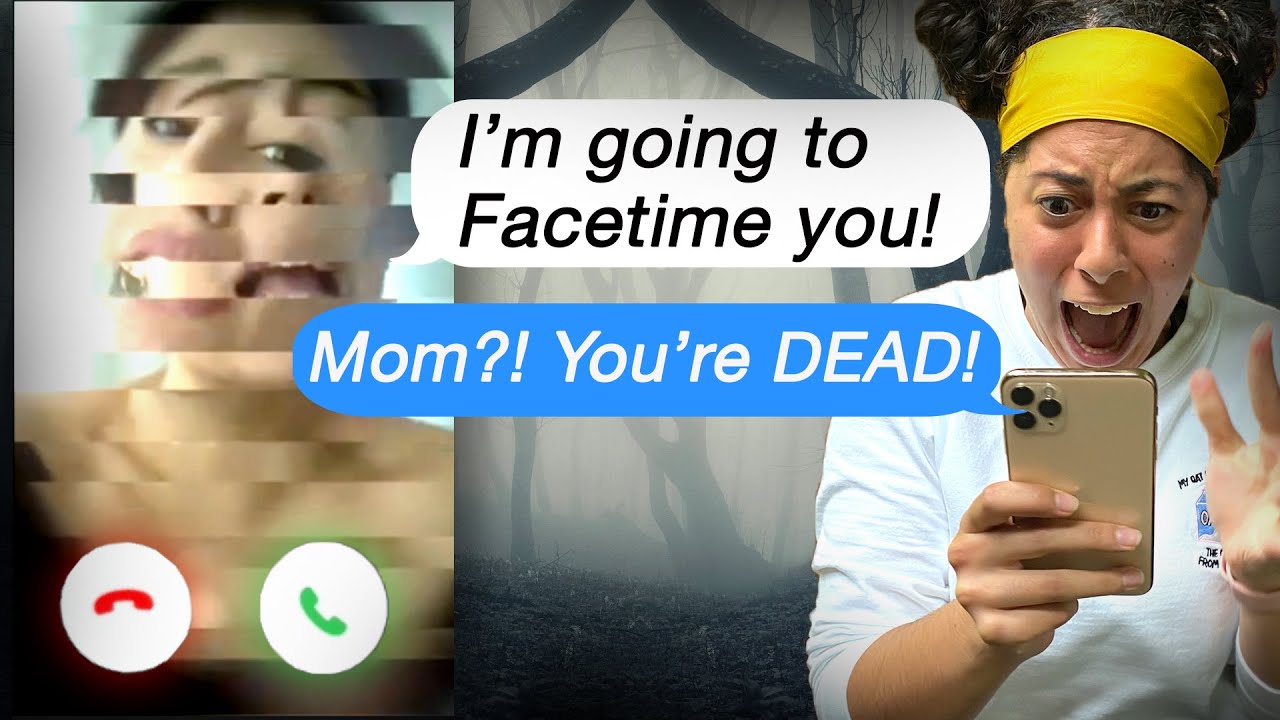 Пишу сообщение моей МЕРТВОЙ МАМЕ!! *ОНА ПИСЬМЕНИТ МНЕ ПО FACETIME!!* (Страшная история из SMS)