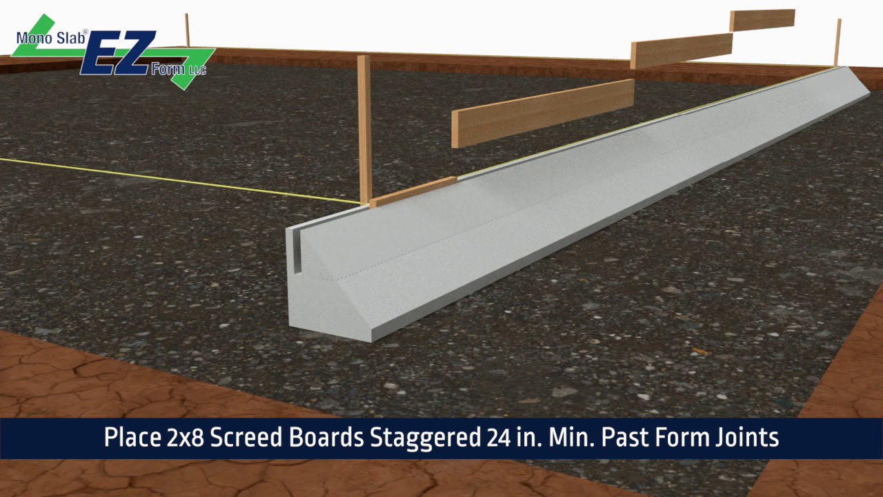 Mono Slab® EZ Form Installation - How To