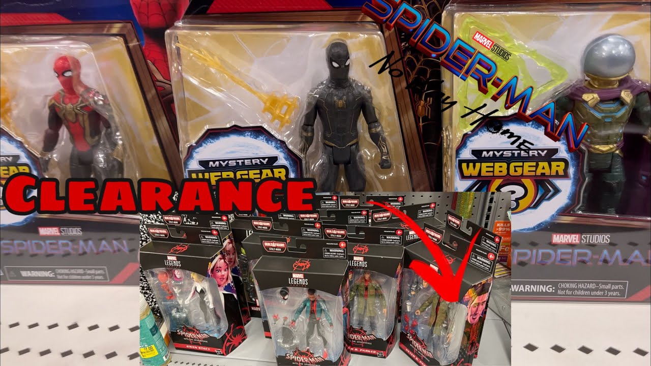 Spider-Man no way home toys/ Marvel legends on clearance (daily toy hunt)