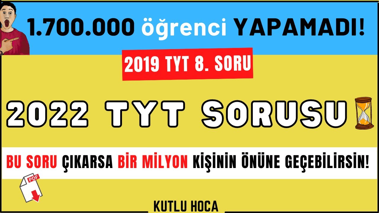 TYT TÜRKÇEDE BU SORUYLA 1.000.000 KİŞİNİN ÖNÜNE GEÇEBİLİRSİN 💯 #yks2023  | TYT Türkçe