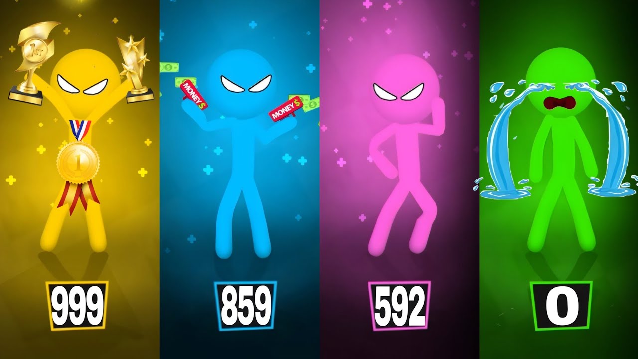 Stickman Party 234 MiniGames - Intense Moments & Wins! Stickman Fight Highlights